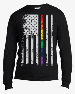 Rainbow Pride Usa Flag Strip T Shirt, Hoodie - I'm A Skiing Dad Just Like A Normal D #4242048