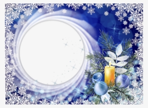En Marcos Para Fotografías Tenemos Cientos De Bordes - Christmas And New Year Frames Png #4242191