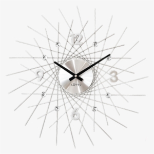 Lavvu Crystal Silver Lines Lct1050 - Hodiny Lavvu #4242781