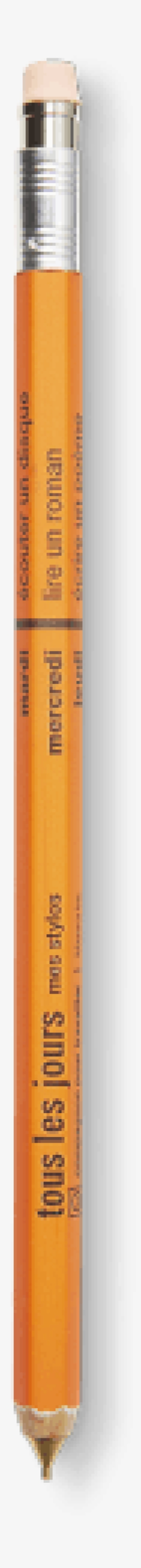Orange Mechanical Pencil - Calligraphy #4242960