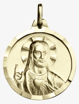 Iniciomedallas De Oromedalla Sagrado Corazón - Medal #4243230