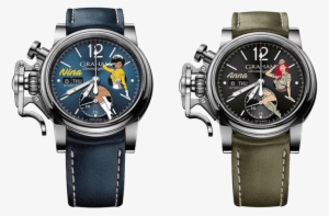 Nina And Anna Are Among The Colourful Personas Starring - Graham Chronofighter Vintage Nose Art Ltd #4243550