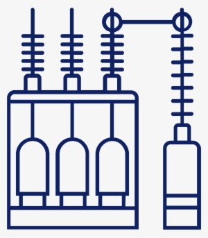 Distribution - Power Substation Icon Png #4243576