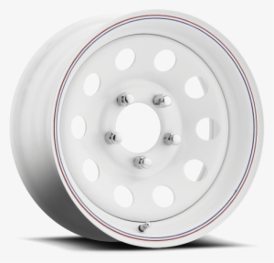 Supreme Trailer Wheel 5lug Gloss White - Circle #4243577