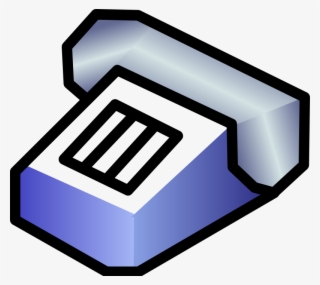 This Free Clipart Png Design Of Simple Telephone Clipart - Telephone Clip Art #4243985
