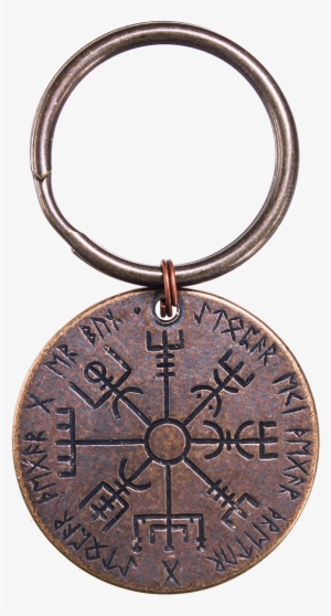 Vegvísir Norse Compass Keyring - Vegvísir #4244395