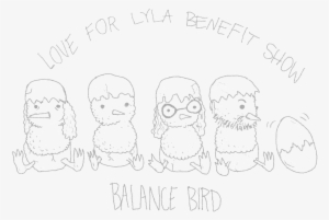 4 Birds Love For Lyla White Background - Portable Network Graphics #4244680