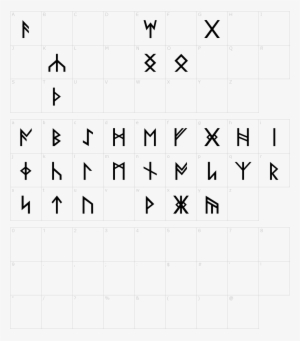 Font Characters - Norse Code #4244748