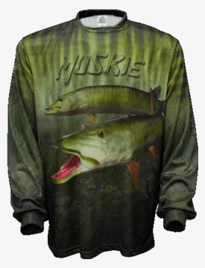 Muskie - Battle Sports Long Sleeve Performance Tee Size 17ap #4244837