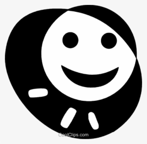 Cara Feliz Livre De Direitos Vetores Clip Art Ilustração - Smiley #4244936