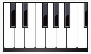 Musical Keyboard Piano - Piano Vector Png #4246459