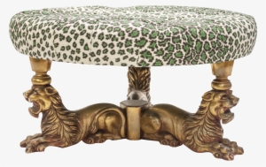 Vintage Brunschwig & Fils Lion Ottoman On Chairish #4246461