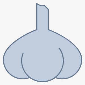 The Icon Is A Simple Depiction Of A Head Of Garlic - Portable Network Graphics #4247314