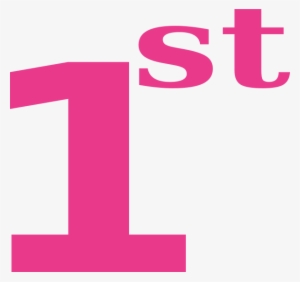 1st Clipart - Number One 1st Clipart #4248074