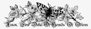 Vintage Black And White Flower Clip Art - Fairy Dust Killer: A Bent Mystery #4248791