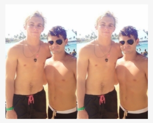 Tumblr N8zo7kb6gm1rqvtxwo1 500 - Ross Lynch And Garrett Clayton Shirtless #4249283