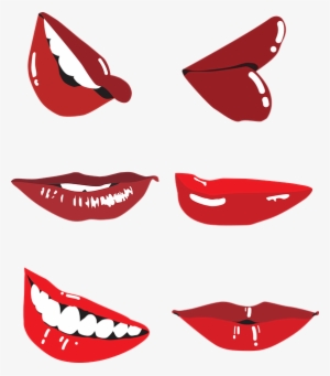 Bibir Senyum Png #4249395