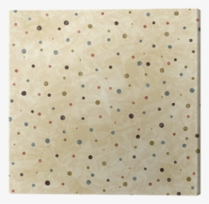 Seamless Vintage Dots Pattern On Paper Texture - Polka Dot #4249844