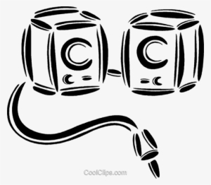 Computer Speakers Royalty Free Vector Clip Art Illustration - Computer Speakers #4249911