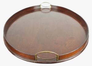 George Iii Galleried Mahogany Tray Fontaine Decorative - Circle #4250025