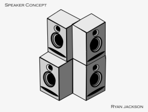 Speakers - Isometric Speaker #4250287 Speakers - Isometric Speaker #4250287