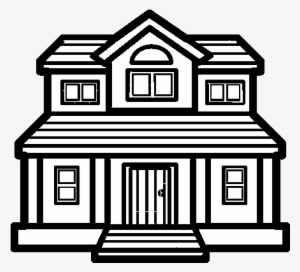 Victorian House Coloring Page - Mansion Para Dibujar #4250531