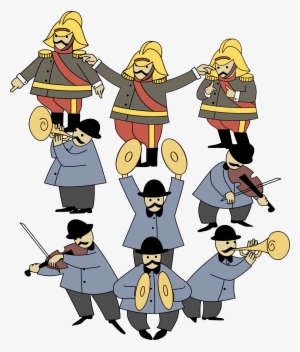 Rock Band Clip Art N11 - Ban Nhạc Vector #4250583