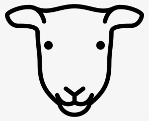 Female Sheep Head - Sheep Head Clip Art #4250937