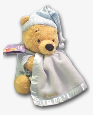 Winnie The Pooh Blanket Plush Toy Baby Gund - Winnie The Pooh With Blanket #4251012