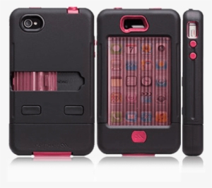 Casemate Tank Iphone - Case-mate Tank - Black, Pink - For Apple Iphone 4,4s #4251044