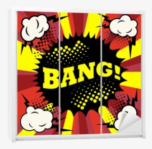 Comic Speech Bubble, Vector Illustration Wardrobe Sticker - Comics #4251391