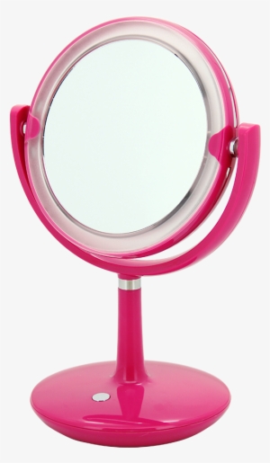 Multifuncional E Durável Led Iluminado Rodada Espelho - Face Mirrors #4251873