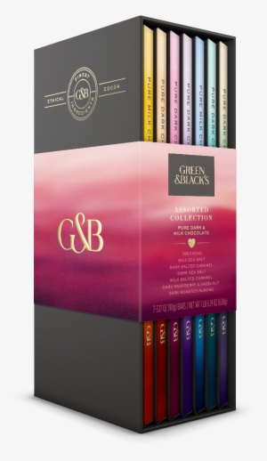 Green And Black's Assorted Collection - Green & Black's Sea Salt 70% Cacao Pure Dark Chocolate #4252060