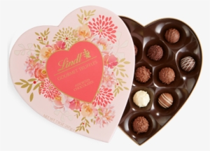 Gourmet Truffles Heart - Lindt Chocolate For Valentine's Day #4252110