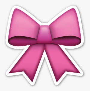 Oii Minhas Lindas <3 - Ribbon Emoji Png #4252381