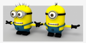 Minions Fully Rigged Character 3d Model - Minions Model #4252654