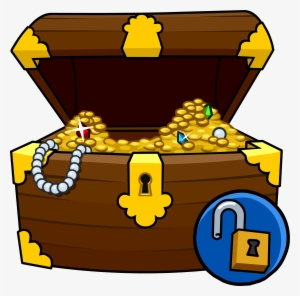 Treasure Chest Costume Unlockable Icon - Open Treasure Chest Clipart #4253269
