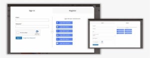 Social Buttons Displays - Social Login #4253722