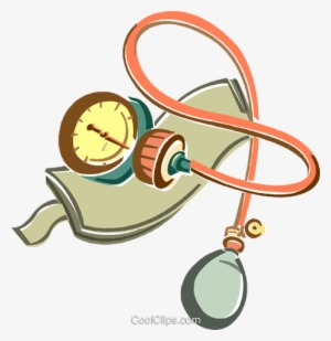 Blood Pressure Cup Royalty Free Vector Clip Art Illustration - Blood Pressure Cartoon Png #4253863