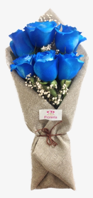 Ramo 6 Rosas F6 - Ramo De Flores Azules #4254340