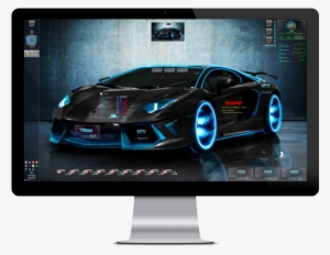Tron Lamborghini Aventador Windows Theme - De Lamborghini Para Papel De Parede #4254473