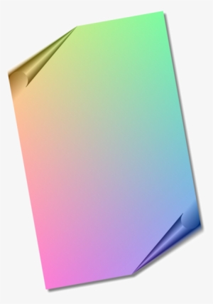 Colorful Curled Paper With White Background - Paper #4254705