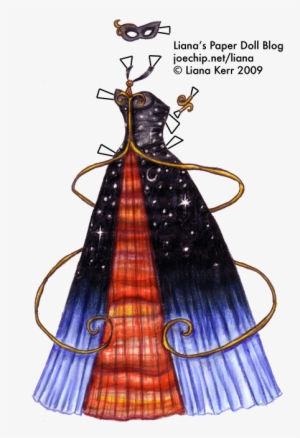 Click For Larger Version - Black And Blue Anime Dress #4255531