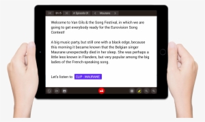 Presenter Tablet In Sync With Your Script - Tablet Computer #4255710
