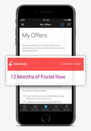 How Do I Redeem The Telstra Tv Entertainment Offers - Iphone #4256009