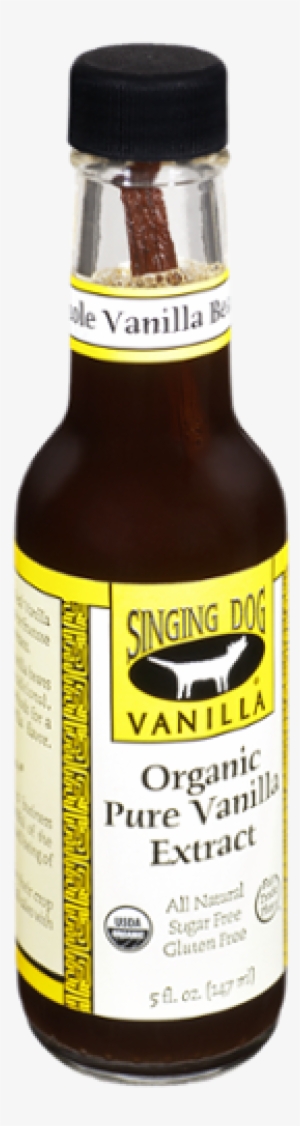 Singing Dog Vanilla Sugar & Gluten Free Organic Pure - Singing Dog Vanilla Extract - 5 Fl Oz Bottle #4257094