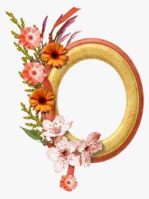 Flores En Acuarelas Marco O Bordes - Marcos Ovalados Para Fotos Hd #4257427