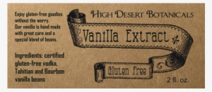 Gluten Free Vanilla Extract - Poster #4257627