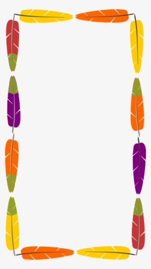 Feathers Frame Clip Art - Clipart اطارات #4257687