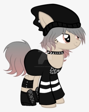 Magicdarkart, Beanie, Choker, Clothes, Female, Hat, - Cartoon #4258201
